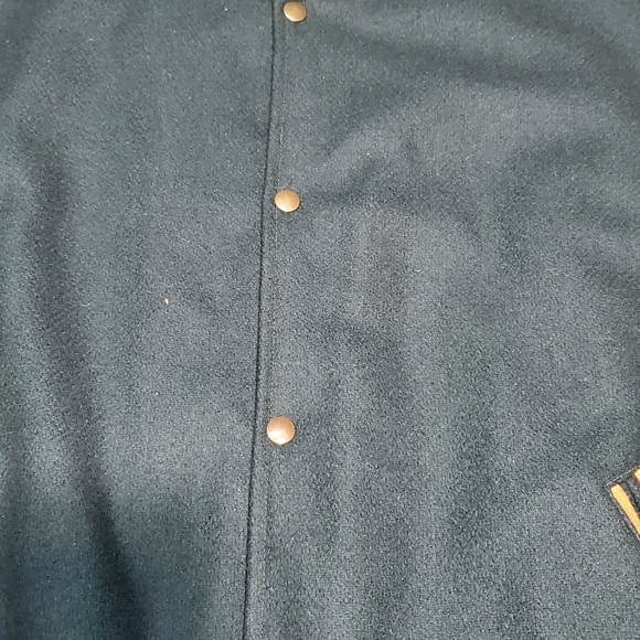 Rare Vintage Sichel Lion's Gate Production Crew Leather  Bomber Jacket Men XL - Picture 5 of 9